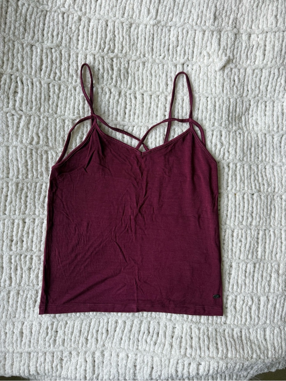American Eagle Outfitters Soft & Sexy AEO Tank Top in Maroon XS Like New